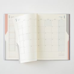 Midori 2027 Double Schedule B6 Planner - Dark Brown image 3
