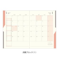 Midori 2027 Double Schedule B6 Planner - Dark Brown image 4