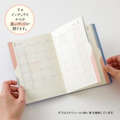 Midori 2027 Double Schedule B6 Planner - Dark Brown image 6