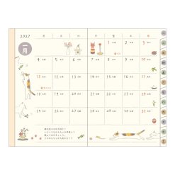 Midori 2027 Mini Pocket Diary - Cat image 4