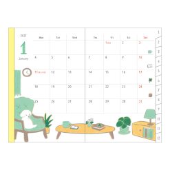 Midori 2027 Mini Pocket Diary Dog image 4
