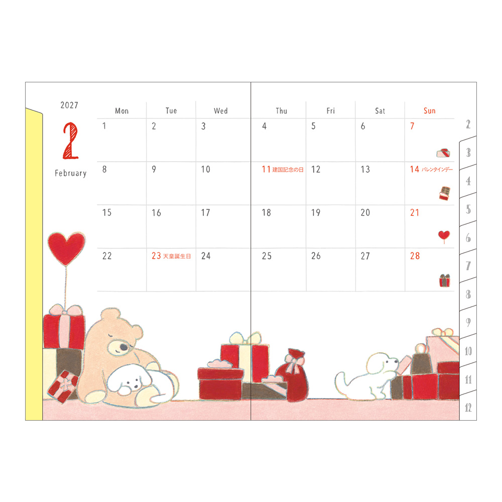 Midori 2027 Mini Pocket Diary Dog image 5