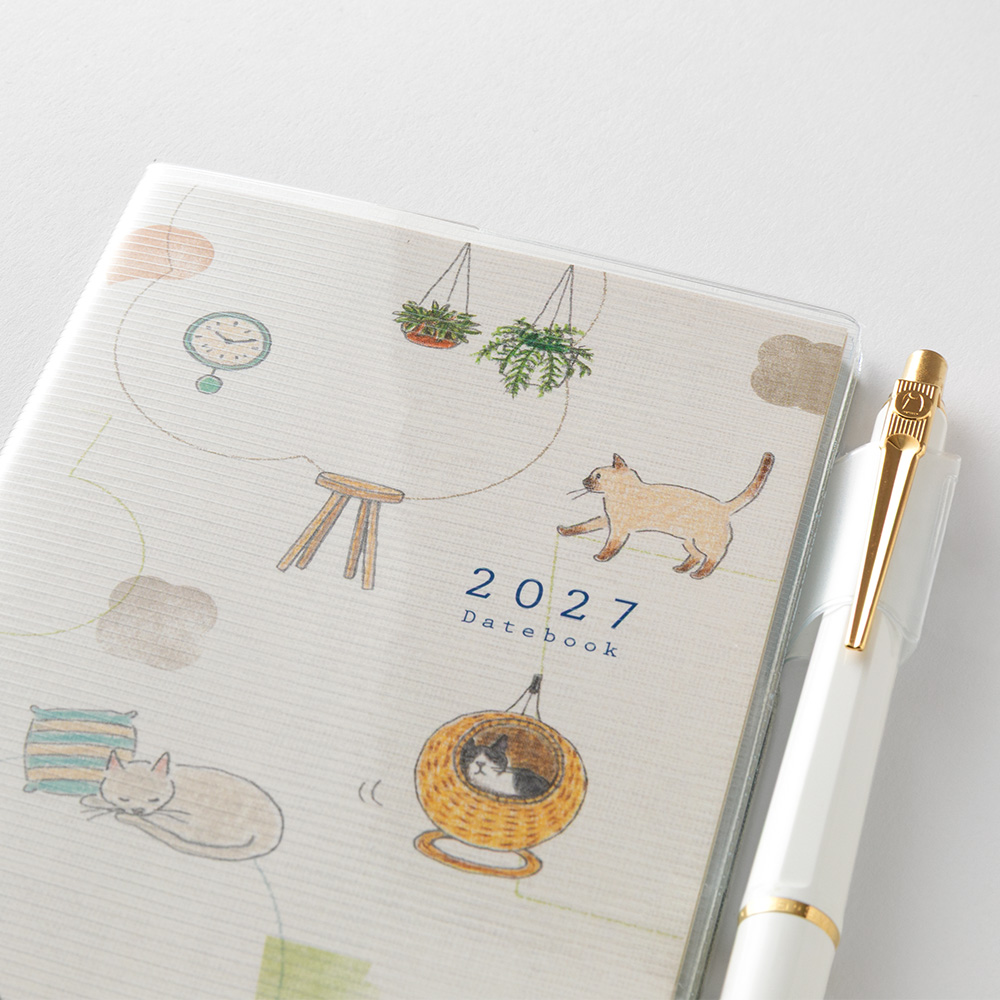 Midori 2027 Slim Pocket Diary - Cat image 3