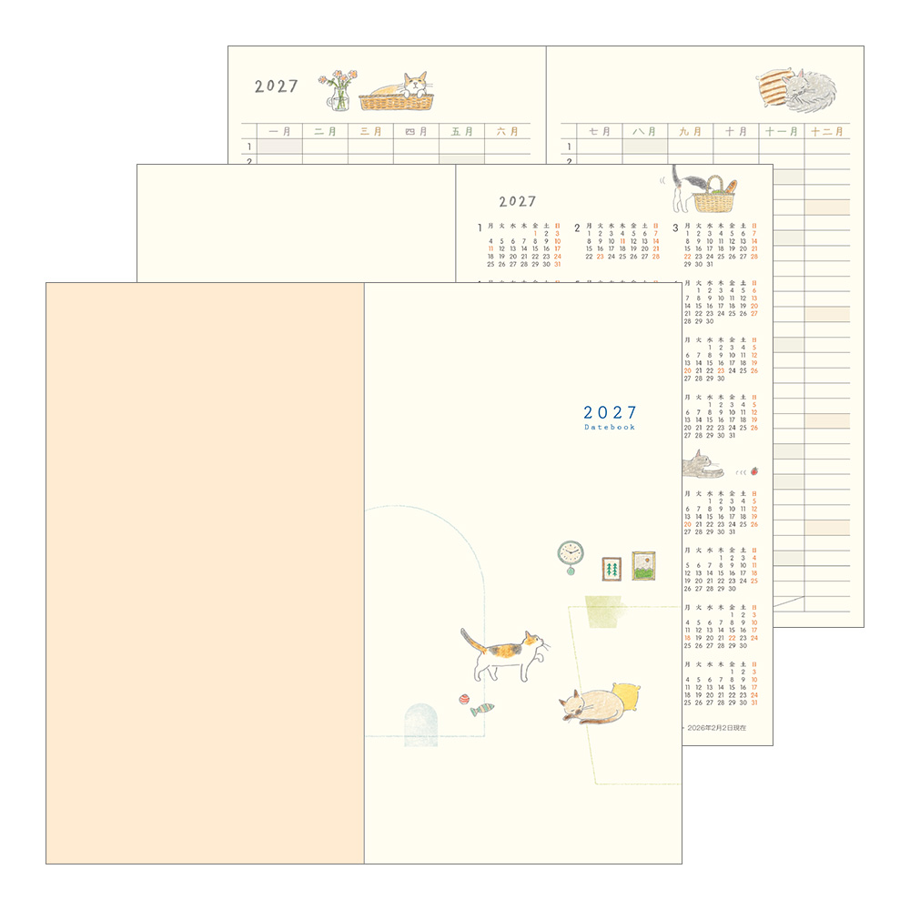 Midori 2027 Slim Pocket Diary - Cat image 6