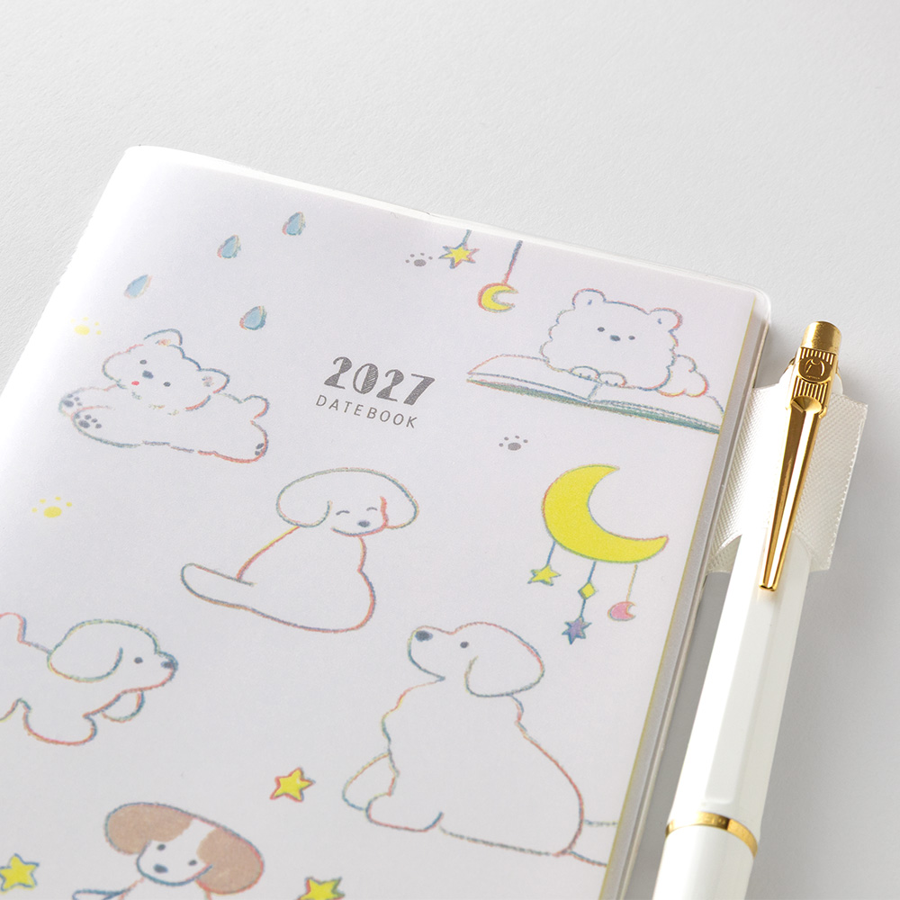Midori 2027 Slim Pocket Diary - Dog image 3
