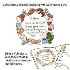 Midori Paintable Stamp Brown Ink - Bread - Image 5