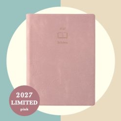 Midori Hibino 2027 Diary 2 pages/day Pink 2027 Limited Color