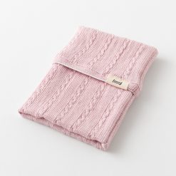 Midori Knitted Book Band Pen Case – Baby Pink — gallery