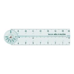 Midori Multi Ruler – 16cm Blue — gallery