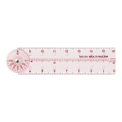 Midori Multi Ruler – 16cm Pink — gallery