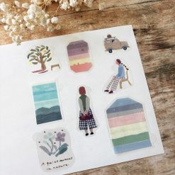 Miki Tamura Clear Stickers – Natural — gallery