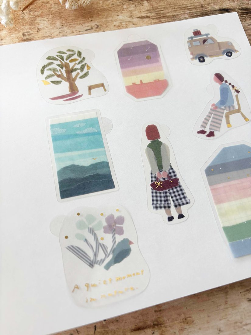 Miki Tamura Clear Stickers – Natural — gallery