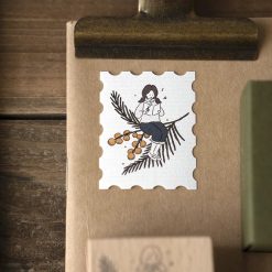 Ivy Snow Mimosa Rubber Stamp