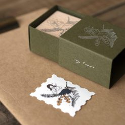 Ivy Snow Mimosa Rubber Stamp