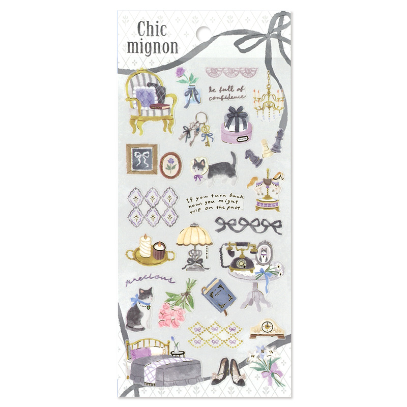 Mind Wave Chic Mignon Stickers (6 designs)