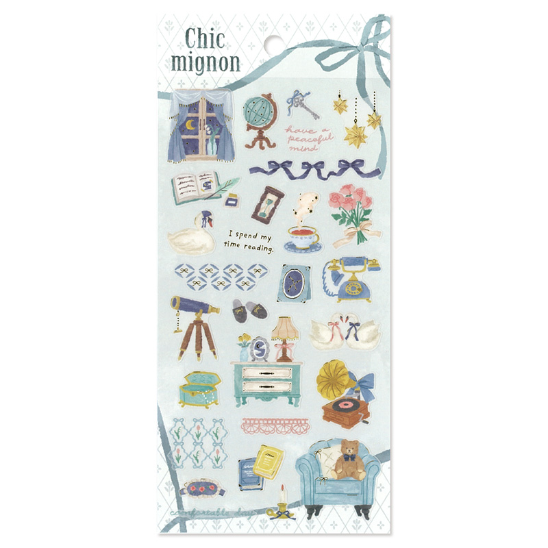 Mind Wave Chic Mignon Stickers (6 designs)