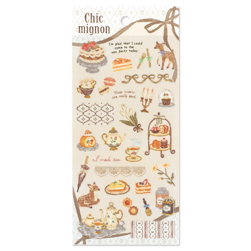 Mind Wave Chic Mignon Stickers (6 designs)