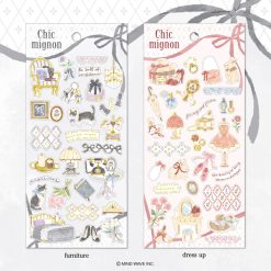 Mind Wave Chic Mignon Stickers (6 designs)