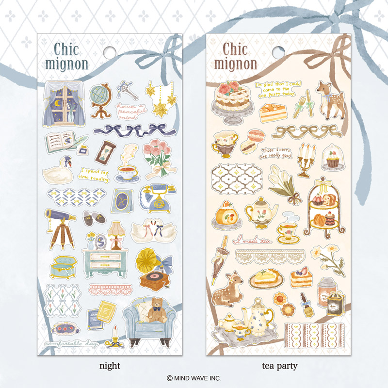 Mind Wave Chic Mignon Stickers (6 designs)