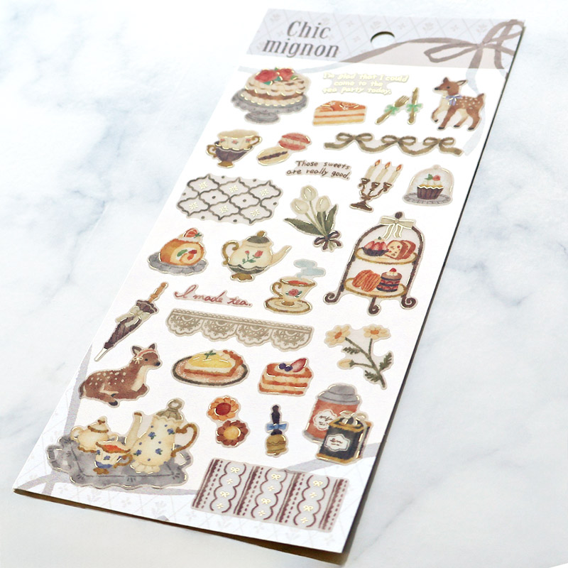 Mind Wave Chic Mignon Stickers (6 designs)