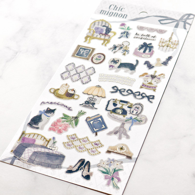 Mind Wave Chic Mignon Stickers (6 designs)