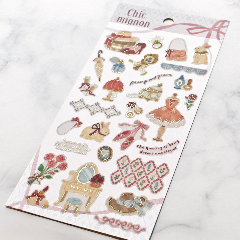 Mind Wave Chic Mignon Stickers (6 designs)