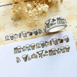 Miso Paper x Cat Collage Club Die-Cut Washi Tape - Stationery Cats