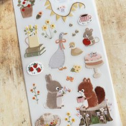 Miso Paper x Nettle & Twig Stickers - Pondside Tea Party