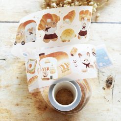 Miso Paper x Teplopolka Kiss-Cut PET tape - Fuwa Mochi Bakery