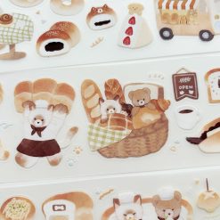 Miso Paper x Teplopolka Kiss-Cut PET tape - Fuwa Mochi Bakery