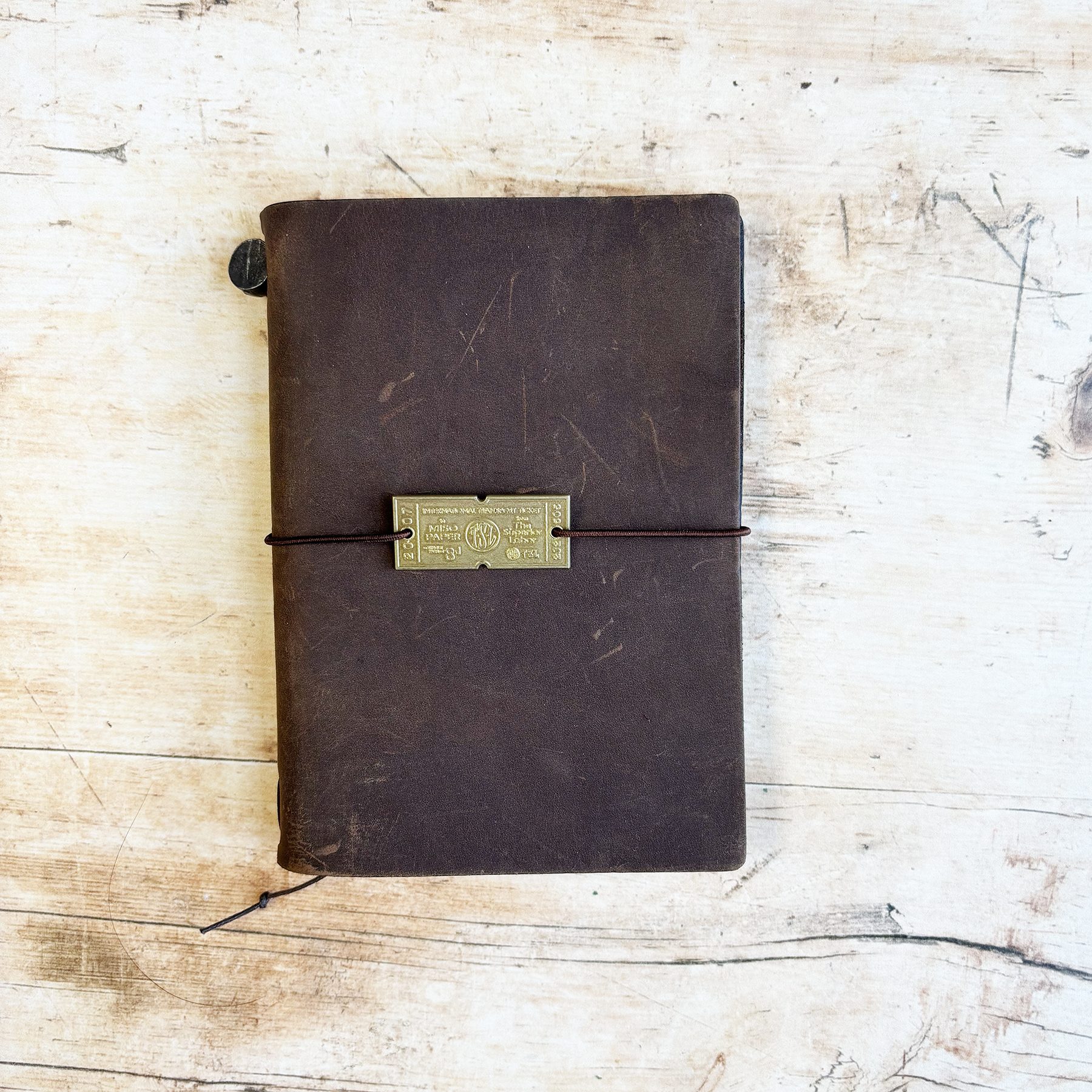 Miso Paper x TSL Brass Plate London Ticket