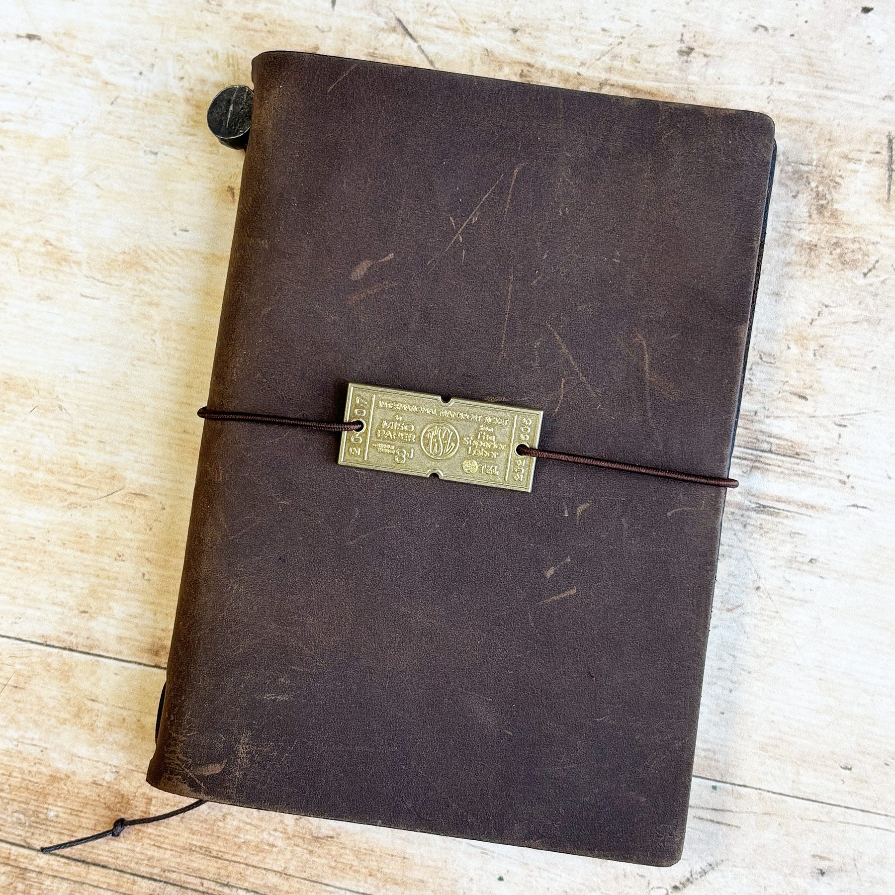 Miso Paper x TSL Brass Plate London Ticket