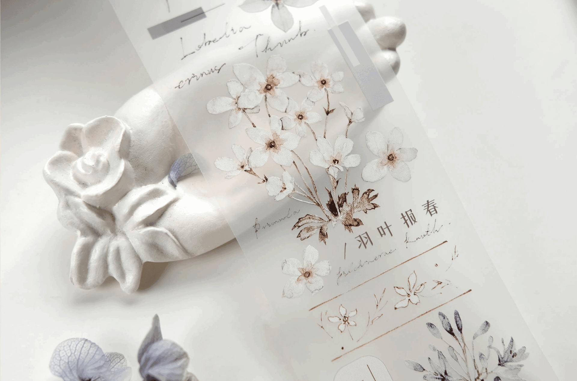 Freckles Tea Vol. 3 Collection - Mist Blue Tape (PET or Washi) - Image 5