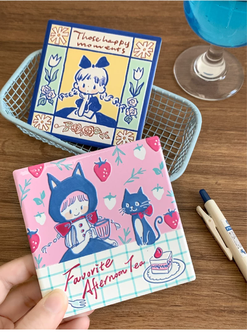 Molinta Ceramic Coaster – Afternoon Tea — gallery