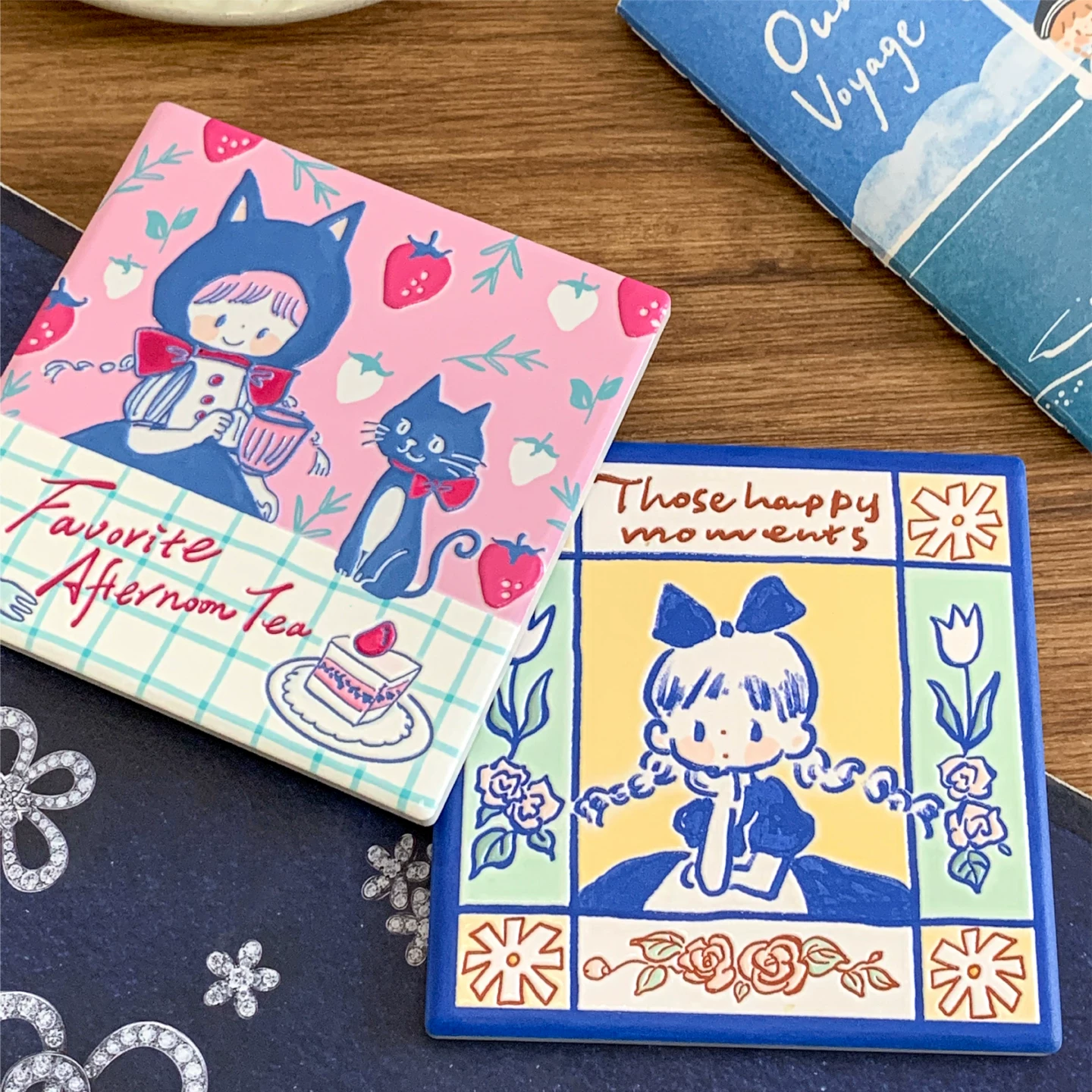 Molinta Ceramic Coaster – Afternoon Tea — gallery