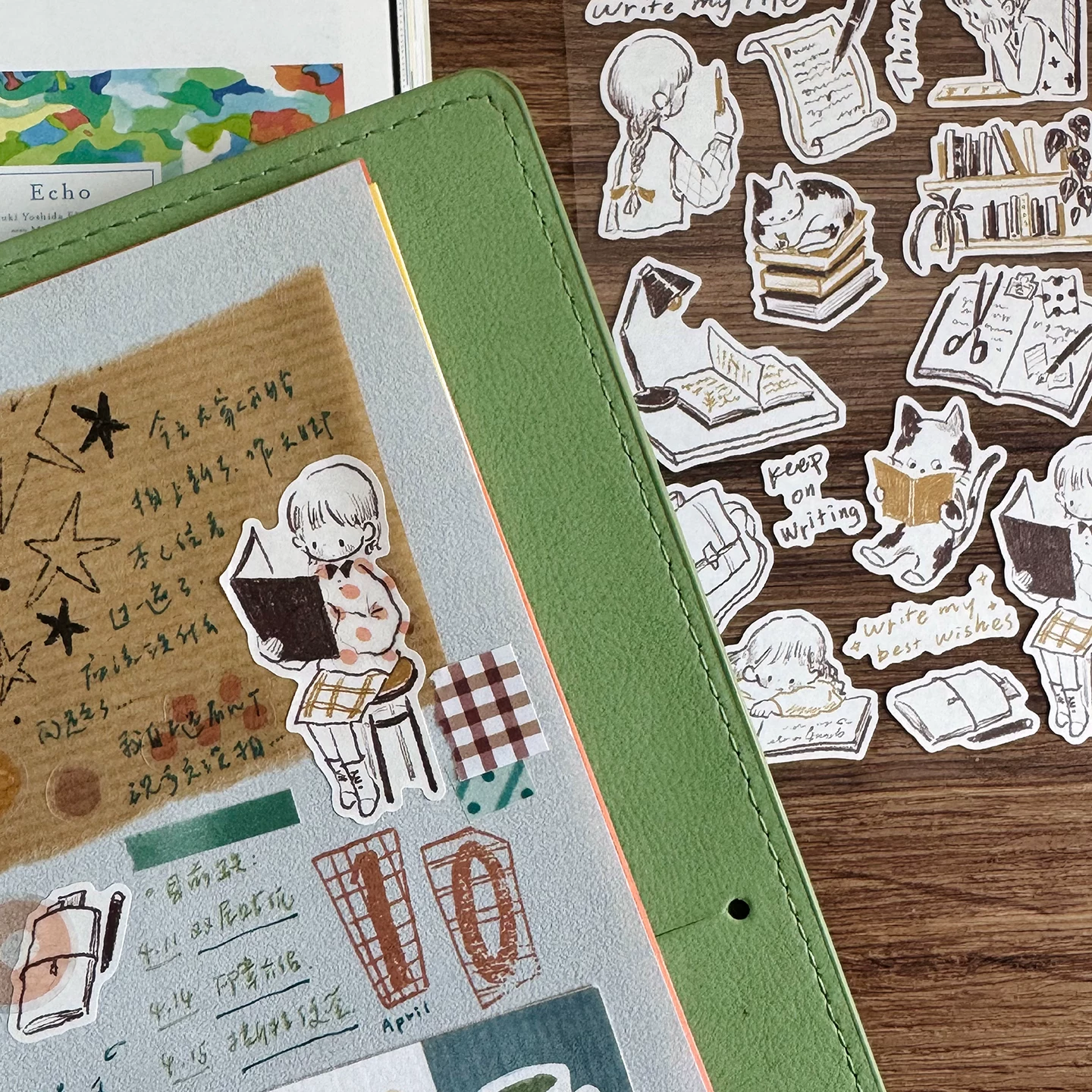 Molinta Collage Sticker Set – Book — gallery