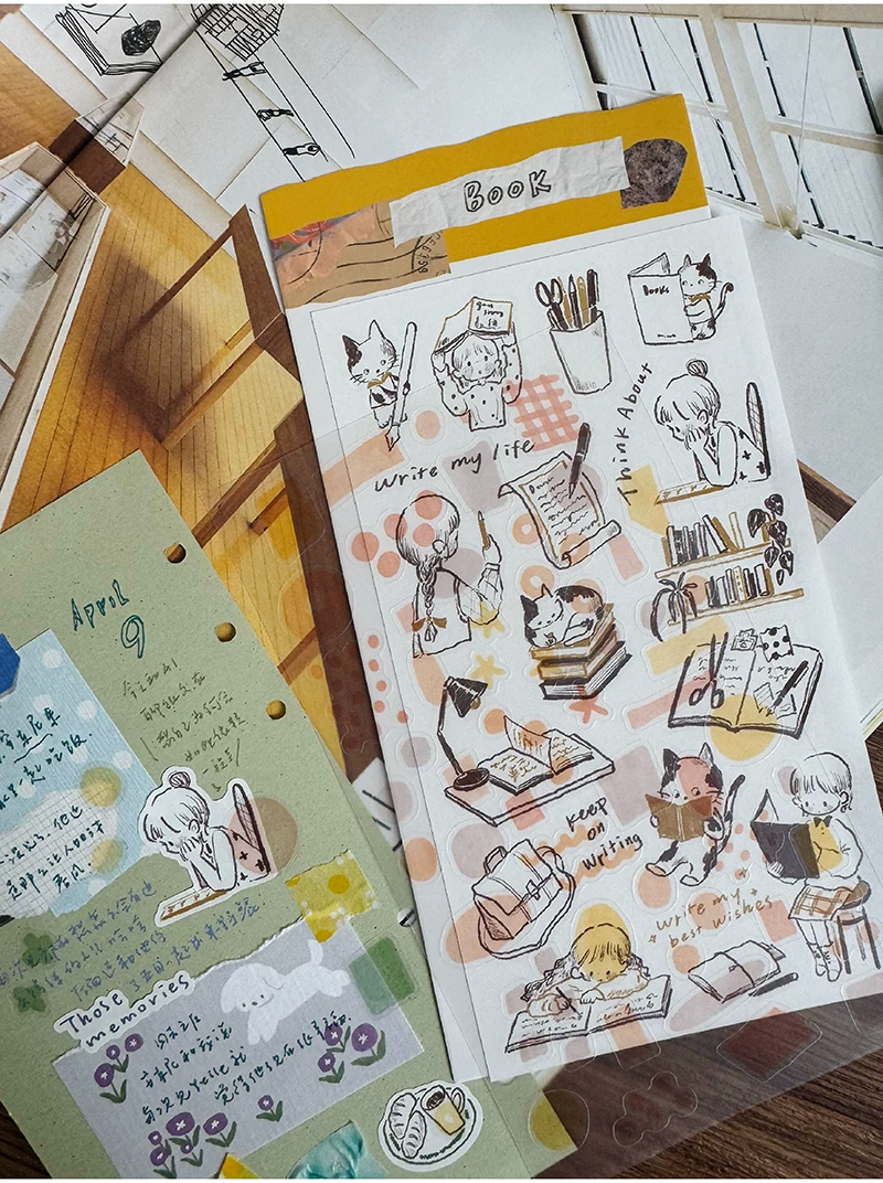 Molinta Collage Sticker Set – Book — gallery