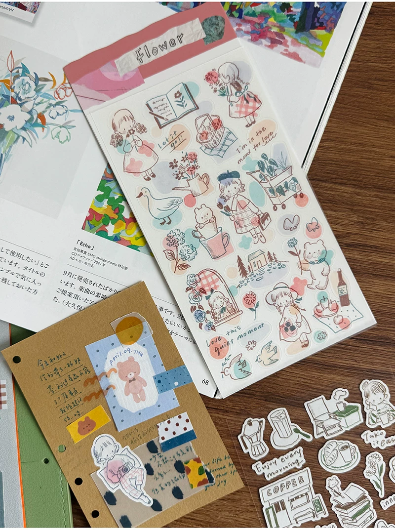 Molinta Collage Sticker Set – Flower — gallery