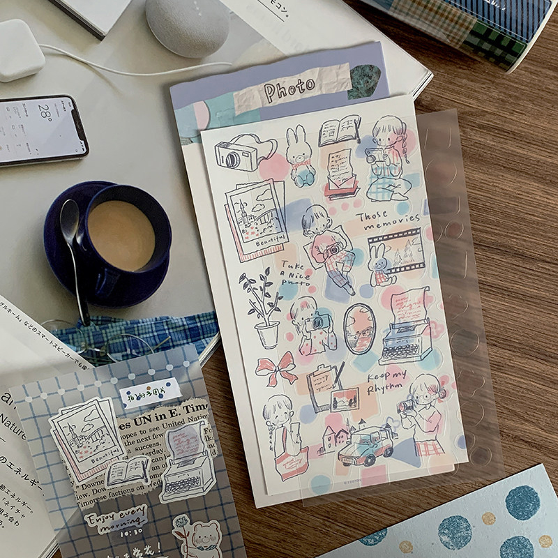 Molinta Collage Sticker Set – Photo Time