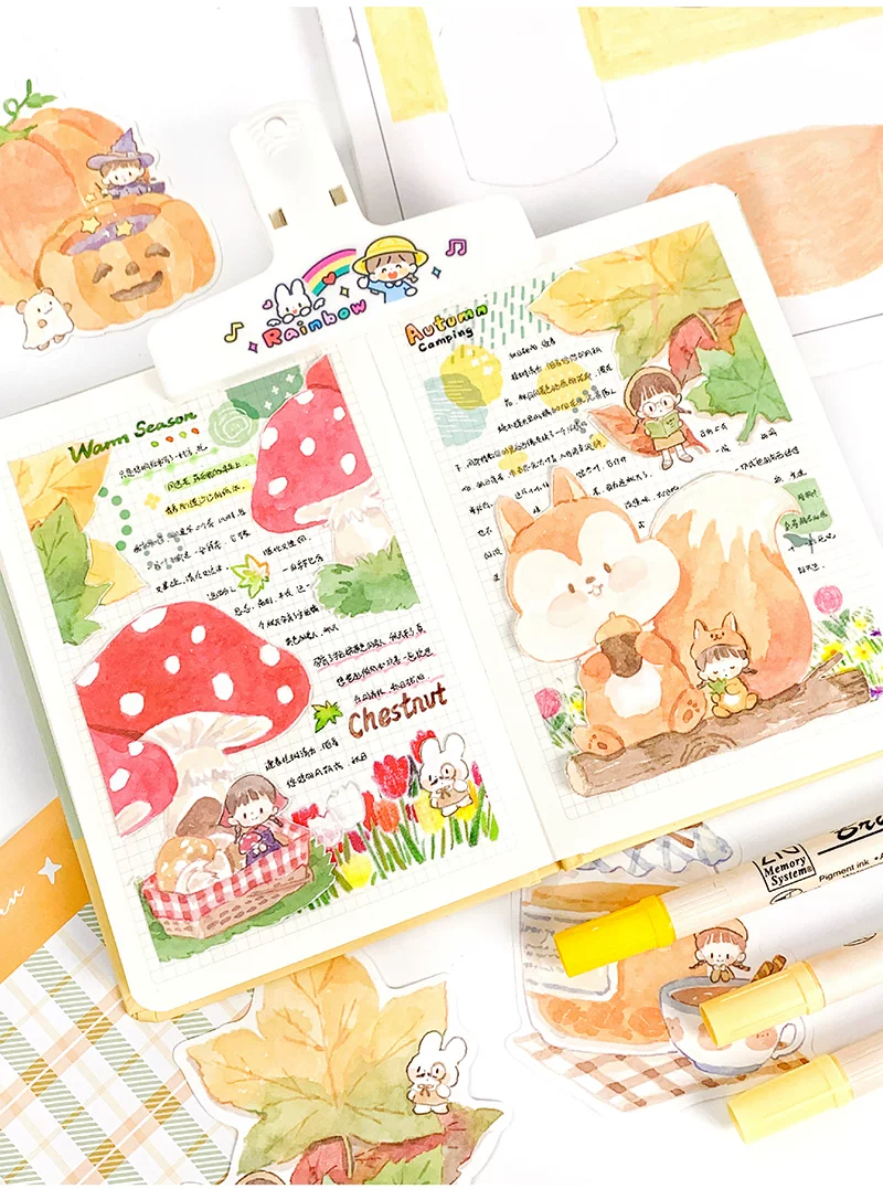 Molinta Die-Cut Memo Sheets – Autumn — gallery