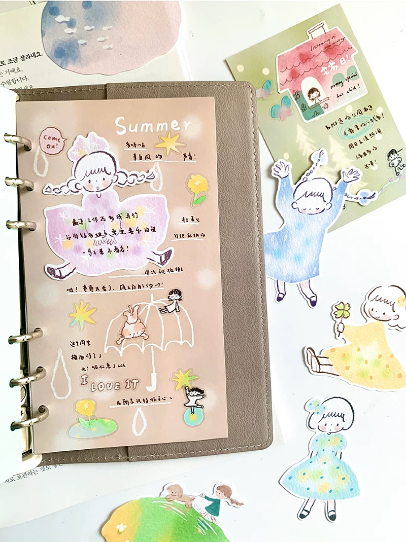 Molinta Die-Cut Memo Sheets – Dewy Girls — gallery