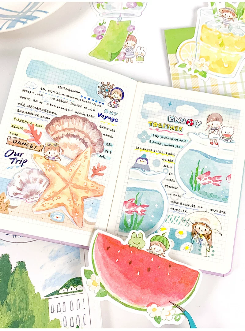 Molinta Die-Cut Memo Sheets – Summer — gallery