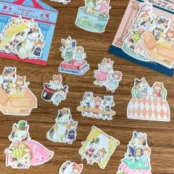Molinta Die-Cut Memo Sheets – Wander in the World of Cats — gallery