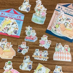 Molinta Die-Cut Memo Sheets – Wander in the World of Cats — gallery