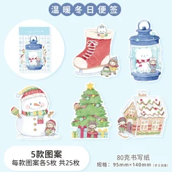 Molinta Die-Cut Memo Sheets – Winter — gallery
