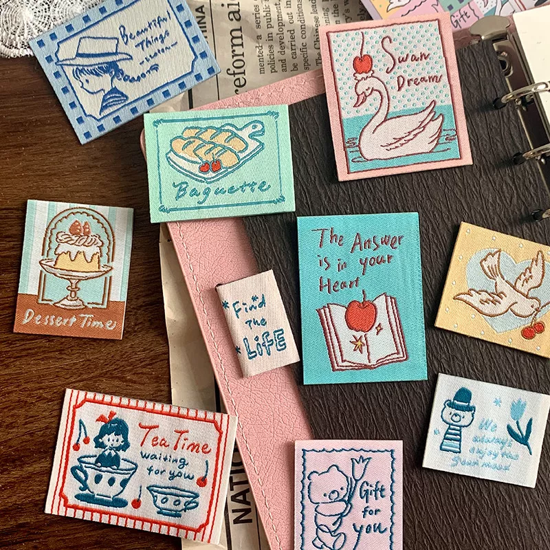 Molinta Fabric Sticker Patches – Retro Romance