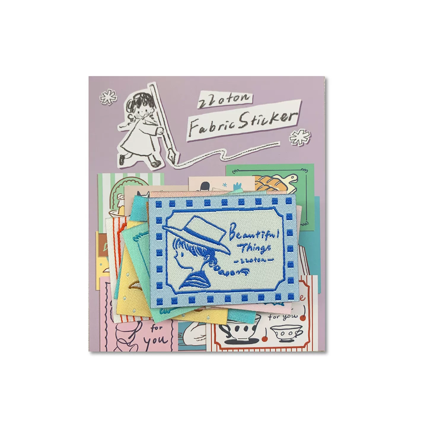 Molinta Fabric Sticker Patches – Retro Romance — gallery