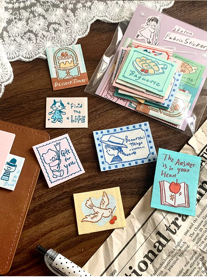 Molinta Fabric Sticker Patches – Retro Romance — gallery