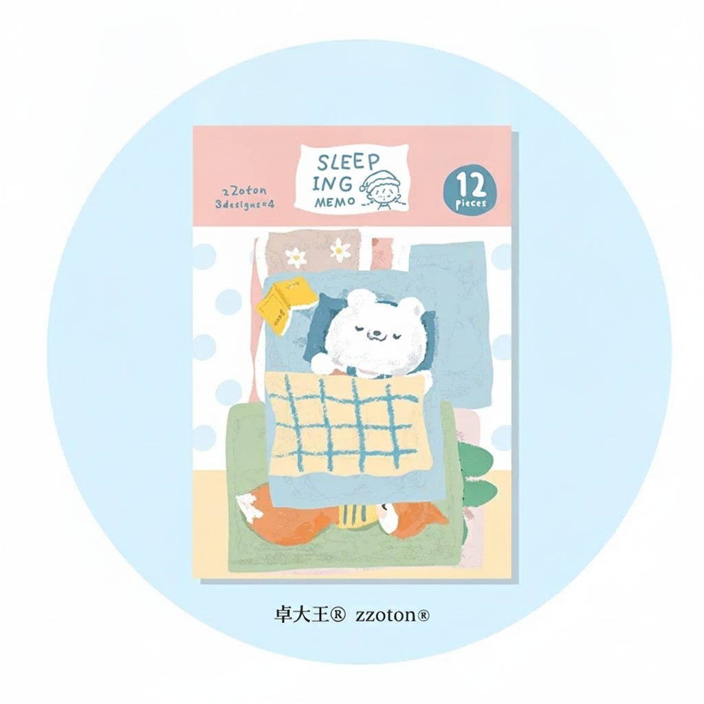 Molinta Folded Memo Papers – Sleeping Animals