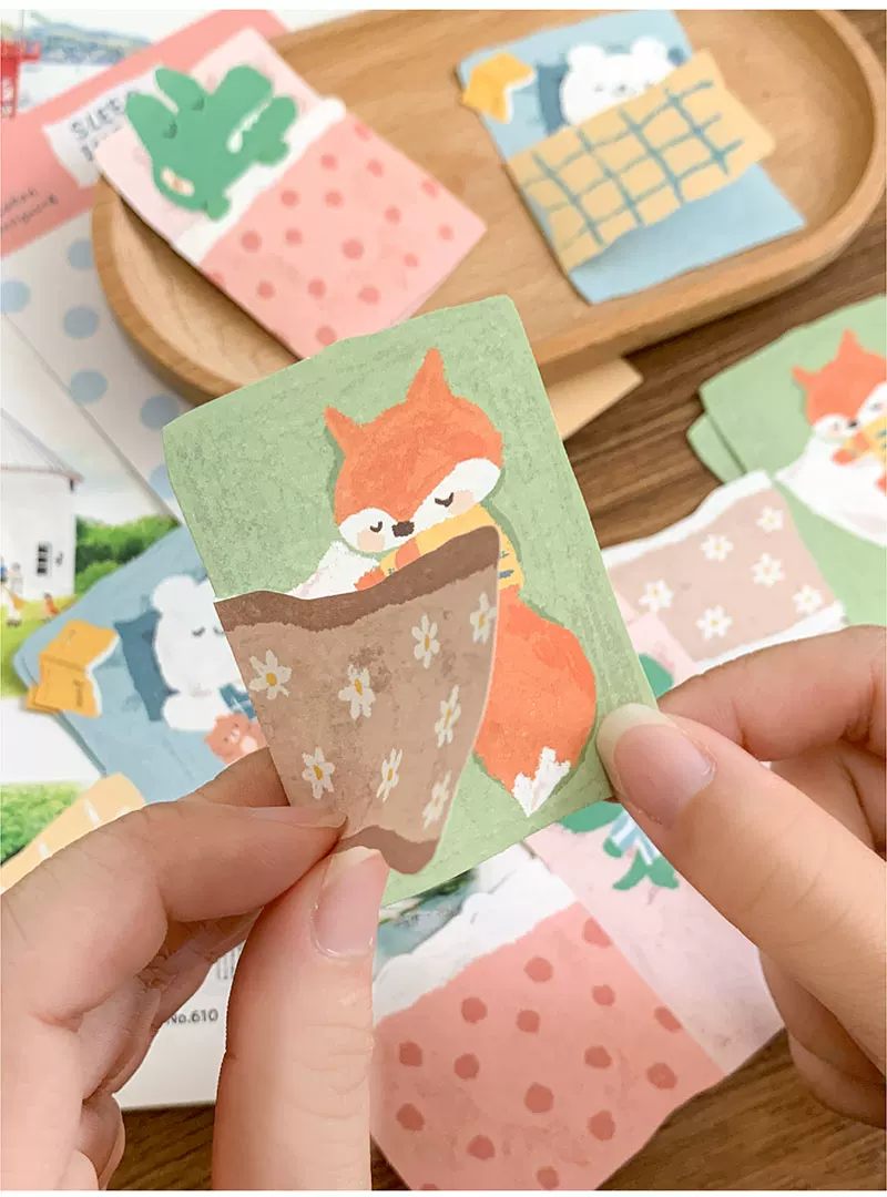 Molinta Folded Memo Papers – Sleeping Animals — gallery
